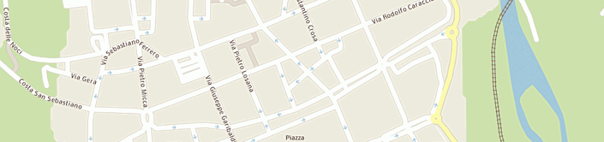 Mappa della impresa farmacia dott paolo e andrea servo snc a BIELLA