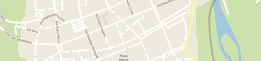 Mappa della impresa via italia (srl) a BIELLA
