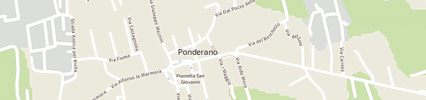 Mappa della impresa comune di ponderano a PONDERANO
