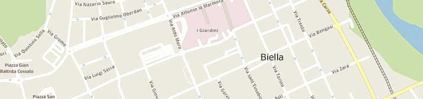 Mappa della impresa vineis michela a BIELLA