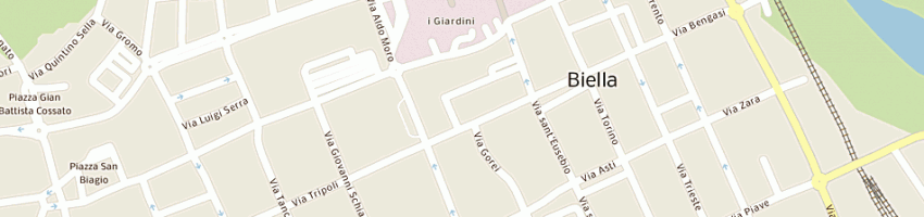 Mappa della impresa franchini romano a BIELLA