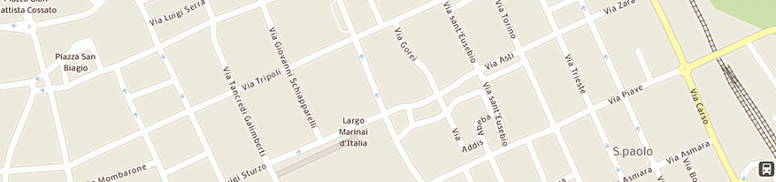 Mappa della impresa nuova forniture industriali gomma plastica di rosso elena e c (sas) a BIELLA