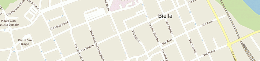 Mappa della impresa fogliano ugo a BIELLA