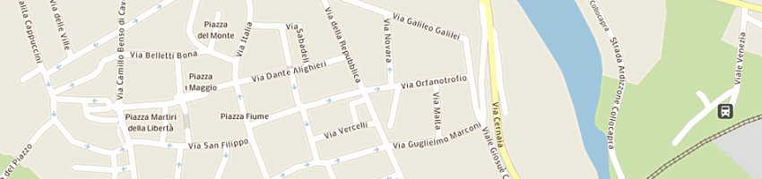 Mappa della impresa mello teggia alberto a BIELLA