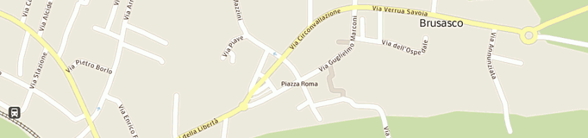 Mappa della impresa ritorno di bertolotti graziella e c sas a BRUSASCO