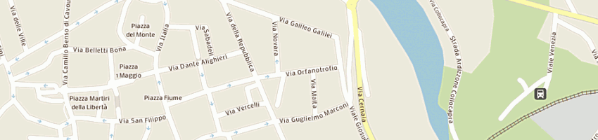 Mappa della impresa pagani stefano a BIELLA