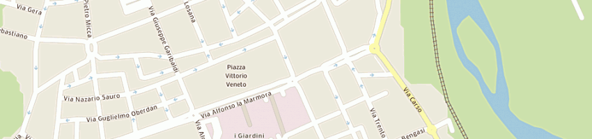 Mappa della impresa silvio lanza di rodighiero marco e filippo snc a BIELLA