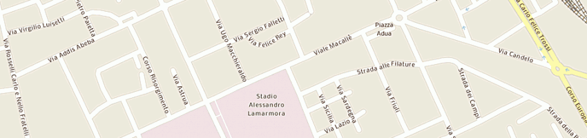 Mappa della impresa edita di maurizio thiebat e c - sas a BIELLA