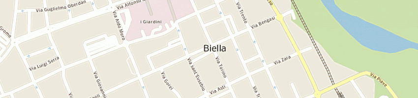 Mappa della impresa normalabor 2000 - srl a BIELLA