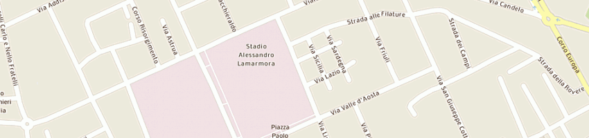 Mappa della impresa tennis biella a BIELLA