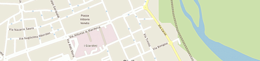 Mappa della impresa g modiano limited a BIELLA