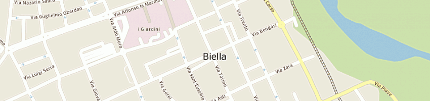Mappa della impresa cristi elena a BIELLA
