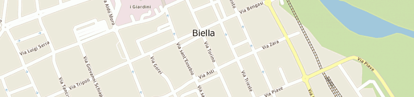 Mappa della impresa immobilbiella di f busoni e c sas a BIELLA