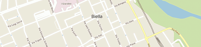 Mappa della impresa furore di pittari franco a BIELLA
