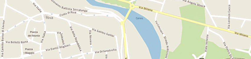Mappa della impresa lumi design di rimini a BIELLA