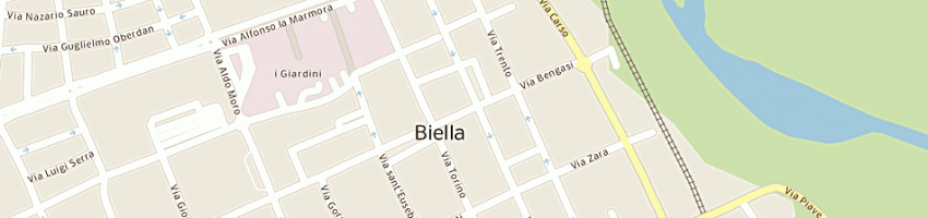 Mappa della impresa contro sas di contro alberto e c a BIELLA