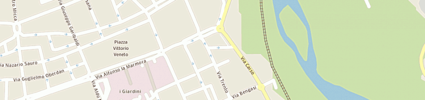 Mappa della impresa vegis gianfranco a BIELLA