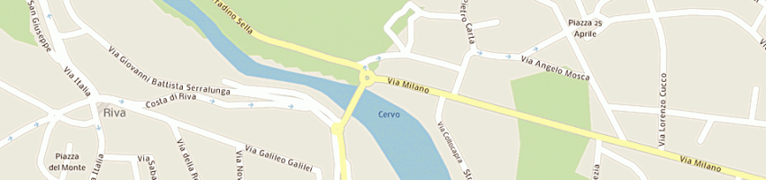 Mappa della impresa mercandino mobili (srl) a BIELLA