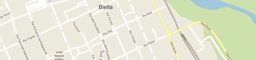 Mappa della impresa silverfox di selinunte francesco e c - sas a BIELLA
