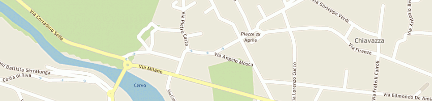 Mappa della impresa pedoni nicola a BIELLA