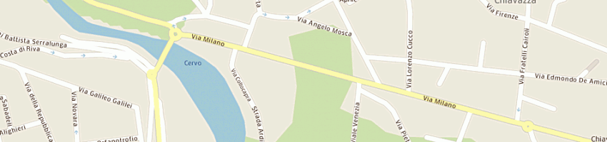 Mappa della impresa aqua chiara network a BIELLA