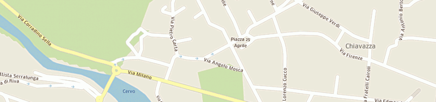 Mappa della impresa lavasecco cinzia a BIELLA
