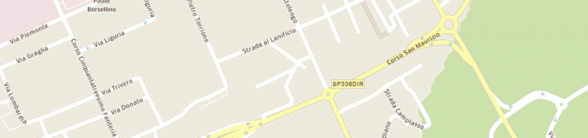 Mappa della impresa studio albicocchi caterina a BIELLA