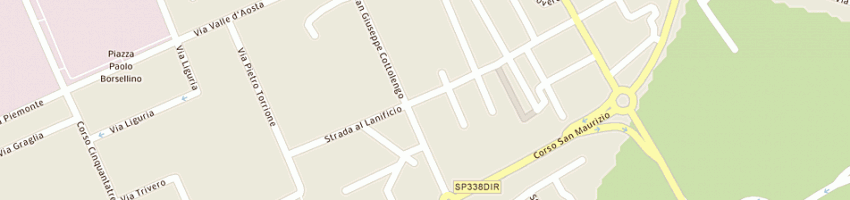 Mappa della impresa borri gaspardin claudio a BIELLA