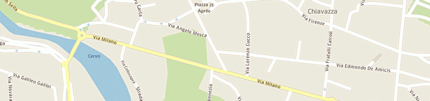 Mappa della impresa il forno di via repubblica snc di molesini giancarlo a BIELLA