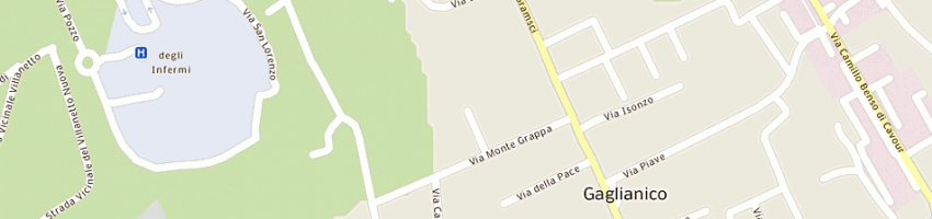 Mappa della impresa novaretti giorgio a GAGLIANICO