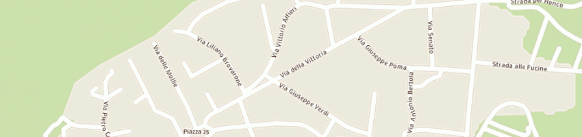 Mappa della impresa biscottificio cervo snc a BIELLA