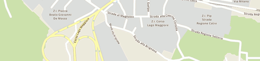 Mappa della impresa mercandino trasporti di alberto mercandino e c snc a BIELLA