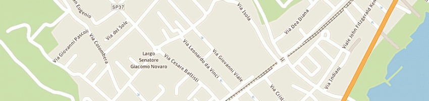 Mappa della impresa astolfi bonifazio vanda a DIANO MARINA