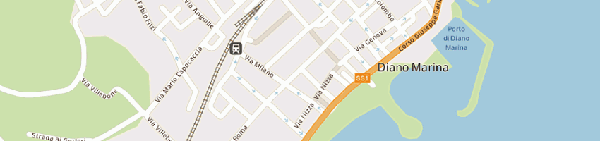 Mappa della impresa immagine di dell'orto rossana a DIANO MARINA