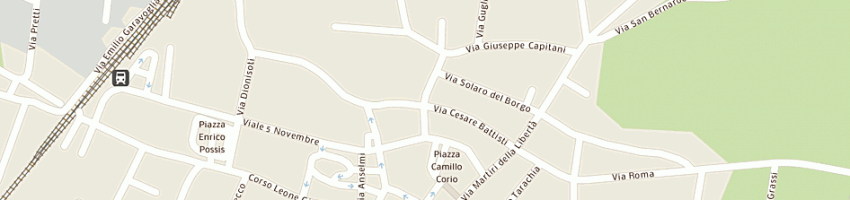 Mappa della impresa omb di pozzati fabio e c snc a LIVORNO FERRARIS