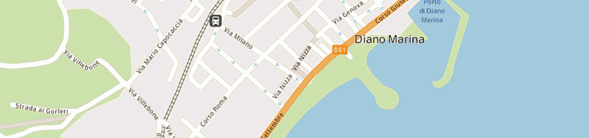 Mappa della impresa perini carla a DIANO MARINA