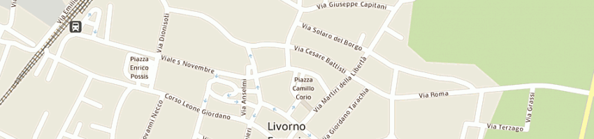 Mappa della impresa cardinali di cardinali luca a LIVORNO FERRARIS