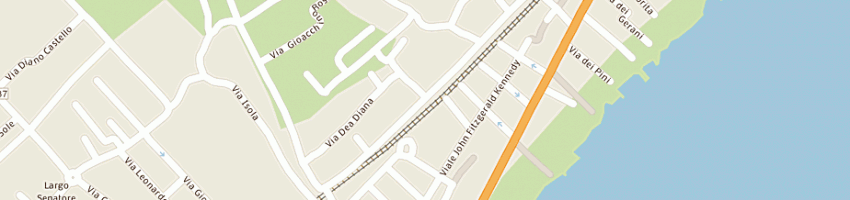 Mappa della impresa panificio rolfi a DIANO MARINA