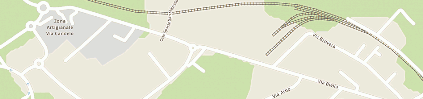 Mappa della impresa ras rubinetteria srl a BIELLA