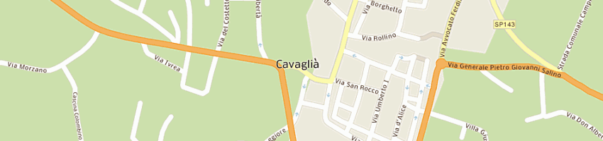 Mappa della impresa semenza rosella a CAVAGLIA 