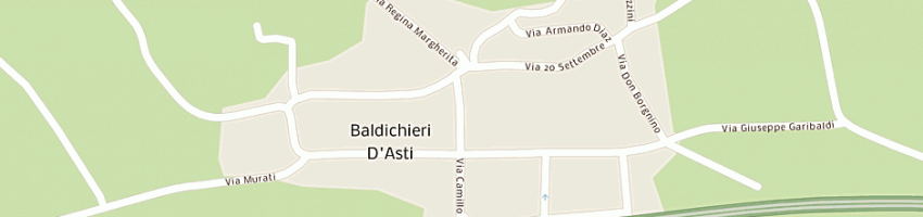 Mappa della impresa cassa di risparmio di asti (spa) a BALDICHIERI D ASTI