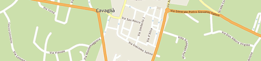 Mappa della impresa pastore loris e pier giuseppe snc a CAVAGLIA 