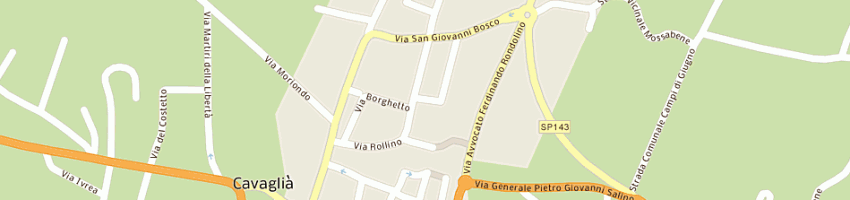 Mappa della impresa vecma srl a CAVAGLIA 