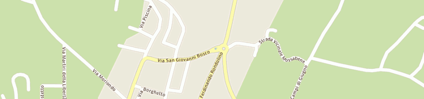 Mappa della impresa studio dentistico bini valerio a CAVAGLIA 