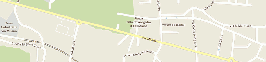 Mappa della impresa ristorante pizzeria da tonino di caso vittorio e c snc a VIGLIANO BIELLESE