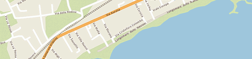 Mappa della impresa hotel romana snc a SAN BARTOLOMEO AL MARE