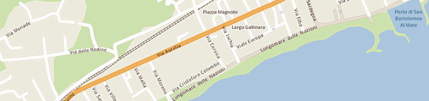 Mappa della impresa cosentino vittorio a SAN BARTOLOMEO AL MARE
