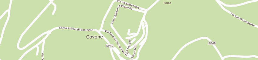 Mappa della impresa direzione didattica a GOVONE