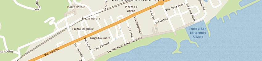 Mappa della impresa la pinta a SAN BARTOLOMEO AL MARE