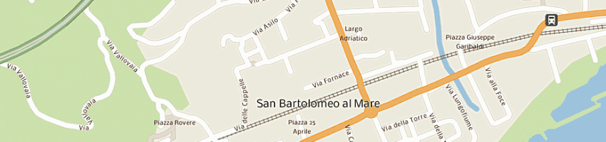 Mappa della impresa autogrill di valle chiappa sud dido e c sas a SAN BARTOLOMEO AL MARE